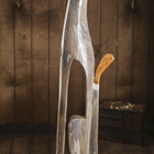 Сувенир дерево "Кошка с ошейником из страз и ромбиком" 100х16х7 см - фото 35906138