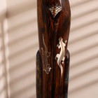 Сувенир дерево "Кошка морская с рыбкой и ящерками" 100х16х7 см - Фото 6