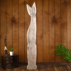 Сувенир дерево "Серая кошка в ошейнике из мозаики и с черепахой" 100х16х7 см - фото 53658542