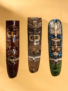 Маска дерево "Абориген и сова на ветке" 50х12х4 см - фото 803931733 Маска дерево "Абориген и сова на ветке" 50х12х4 см - фото 803931733