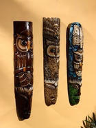 Маска дерево "Абориген и сова на ветке" 50х12х4 см - фото 803931735 Маска дерево "Абориген и сова на ветке" 50х12х4 см - фото 803931735