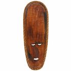 Маска дерево "Абориген геккон в золоте" 52х2х19 см - Фото 4