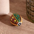 Сувенирный музыкальный инструмент Маракас «Яйцо с узором - точечная роспись», 7×5×5 см - Фото 1