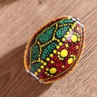 Сувенирный музыкальный инструмент Маракас «Яйцо с узором - точечная роспись», 7×5×5 см - Фото 3