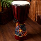 Сувенирный музыкальный инструмент "Барабан Джембе" 40х18х18 см 2028339 Сувенирный музыкальный инструмент "Барабан Джембе" 40х18х18 см 2028339