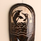Маска дерево "Дельфины" 40х3х15 см 2028353 - фото 14652922