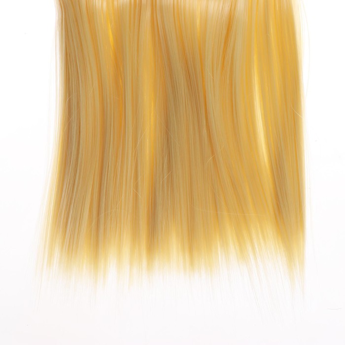 Волосы - тресс для кукол «Прямые» длина волос: 15 см, ширина:100 см, цвет № 613 - фото 1905417752
