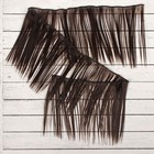 Волосы - тресс для кукол «Прямые» длина волос: 15 см, ширина: 100 см, цвет № 4А - фото 3803673