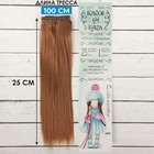 Волосы - тресс для кукол «Прямые» длина волос: 25 см, ширина:100 см, цвет № 30 - фото 20737473
