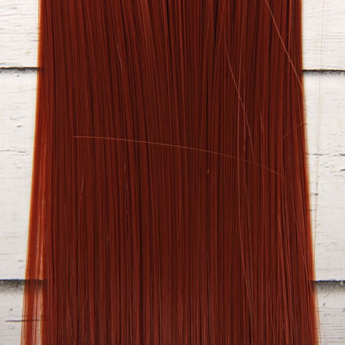 Волосы - тресс для кукол «Прямые» длина волос: 25 см, ширина:100 см, цвет № 13 - фото 1905417915