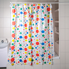 Штора для ванной «Радуга цвета», 180×180 см, полиэтилен, цвет МИКС - Фото 5