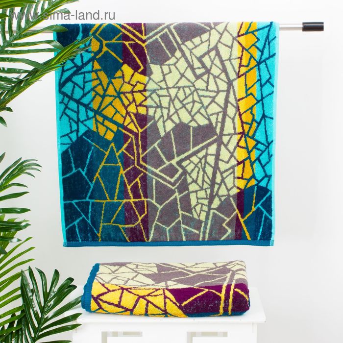 Полотенце махровое "Этель" Песчаная мозаика, 50х90 см - Фото 1