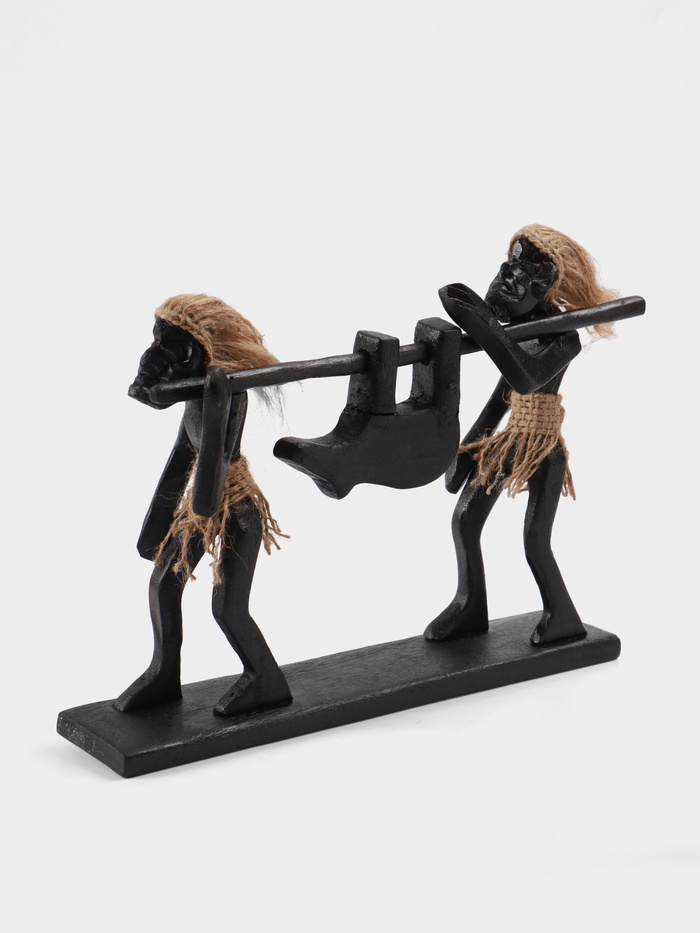 Сувенир «Аборигены на охоте», 22 см, дерево - Фото 1