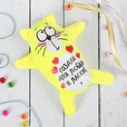 Мягкая игрушка-магнит "Создан для любви и ласки", котэ, 15 см - Фото 1