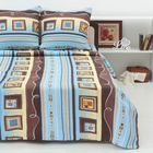 Постельное бельё 2сп ВЕСЕЛИНА Этажи 175х210, 175х210, 70х70 2 шт, хлопок 100 гр/м - Фото 1