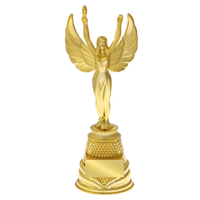 Наградная фигура женская под нанесение, золото, 17,5 х 7 х 6 см - фото 1892173881