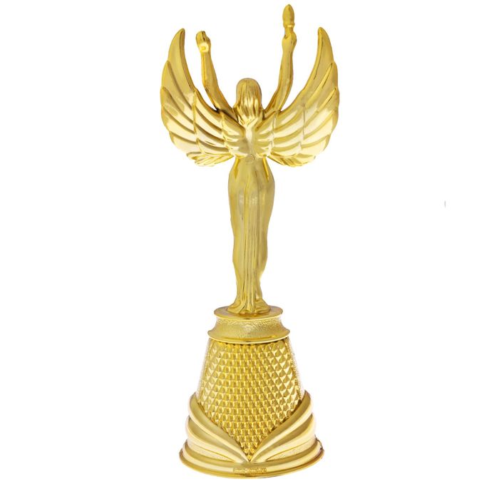 Наградная фигура женская под нанесение, золото, 17,5 х 7 х 6 см - фото 1892173883