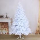 Искусственная ёлка белая «Зимнее волшебство. Элит», 210 см, d нижнего яруса 143 см, 1356 веток, отгибаются - Фото 1