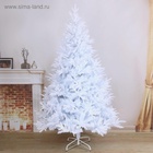 Искусственная ёлка белая «Зимнее волшебство. Элит», 210 см, d нижнего яруса 143 см, 1356 веток, отгибаются - Фото 2
