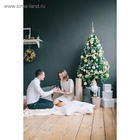 Искусственная ёлка «Зимнее волшебство. Элит», 150 см, d нижнего яруса 100 см, 508 смешанных веток шарнирные - Фото 5