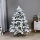 Искусственная ёлка заснеженная с шишками «Зимнее волшебство. Элит», 120 см, 110 смешанных веток на крючках - Фото 2