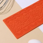 Коврик для айсинга Доляна «Ажур», силикон, 39×10 см, цвет МИКС - Фото 7