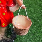 Садовая фигура "Девочка с коромыслом" цветная 27х21х47см МИКС - Фото 3