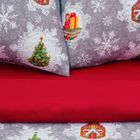 Постельное белье "Этель" 2 сп Новогодняя сказка 175*215 см, 200*220 см,70*70 см -2 шт,поплин 125 г/м2 - Фото 2