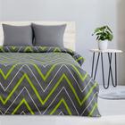 Постельное бельё дуэт «Этель. Зелёно-серые зигзаги», поплин - Фото 3