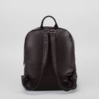 Рюкзак мол L-851, 27*9*34, отд на молнии, н/карман, коричневый - Фото 3