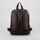 Рюкзак мол L-921-1, 28*9*35, отд на молнии, 2 н/кармана, коричневый - Фото 3