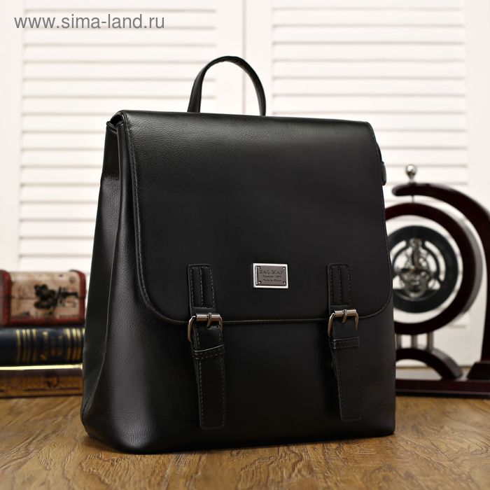 Рюкзак мол L-8405, 30*16*31, отд с перег, н/карман, черный - Фото 1
