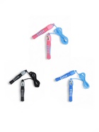 Скакалка спортивная ONLYTOP, 3 м, регулируемая, со счётчиком, цвет МИКС - Фото 12