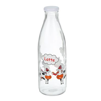 Бутыль Доляна «Коровки», для молока, 1 л