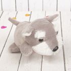 Мягкая игрушка "Серый пёсик", пушистые бровки - Фото 1