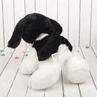 Мягкая игрушка "Собачка с бантом", чёрные ушки, большие глазки - Фото 2