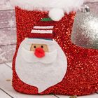 Подарочная упаковка «Сапожок», Дед Мороз, красный цвет - фото 9911957