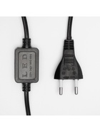 Светодиодная фигура «Снежинка», 69 см, дюралайт, 144 LED, 220 В, мерцание, свечение белый/синий - Фото 9