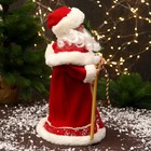 Дед Мороз под ёлку «Зимнее волшебство. Красная шуба, с посохом» 35 см - Фото 2