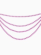 Бусы на ёлку «Шар», длина 2.7 м, d=7 мм, малиновые 2371361