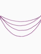 Бусы на ёлку «Шары», длина 2.7 м, d=7 мм, фиолетовые 2371376