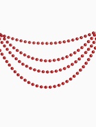 Бусы на ёлку «Шары», длина 2.7 м, d=7 мм, красные - Фото 5