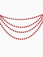 Бусы на ёлку «Шары», длина 2.7 м, d=7 мм, красные 2371378