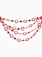 Бусы на ёлку «Кольца», длина 2.7 м, d=10 мм, красные - фото 119043704 Бусы на ёлку «Кольца», длина 2.7 м, d=10 мм, красные - фото 119043704
