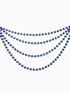 Бусы на ёлку «Шарики», длина 2.7 м, d=9 мм, синие - фото 7482043