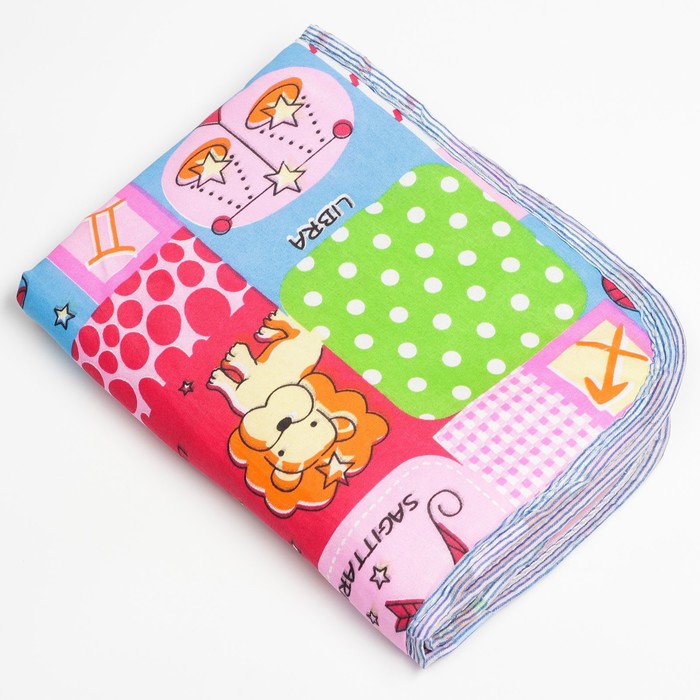 Пелёнка детская на непромокаемой основе, 65×50 см, рисунок гороскоп, МИКС - Фото 1
