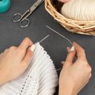 Спицы для вязания, круговые, с пластиковой леской, d = 2,5 мм, 9/40 см, с иглой - Фото 3