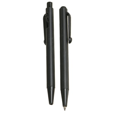 Ручка шариковая автоматическая «Лого. Мини» 0.5 мм, стержень синий, чёрный корпус