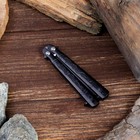 Нож-бабочка «Дракон», 17.5 см, клинок 69 мм/1 мм, черный - Фото 3