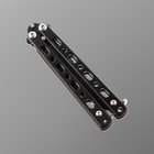 Нож-бабочка «Вихрь», 15.7 см, клинок 68 мм/1.3 мм, черный - Фото 3